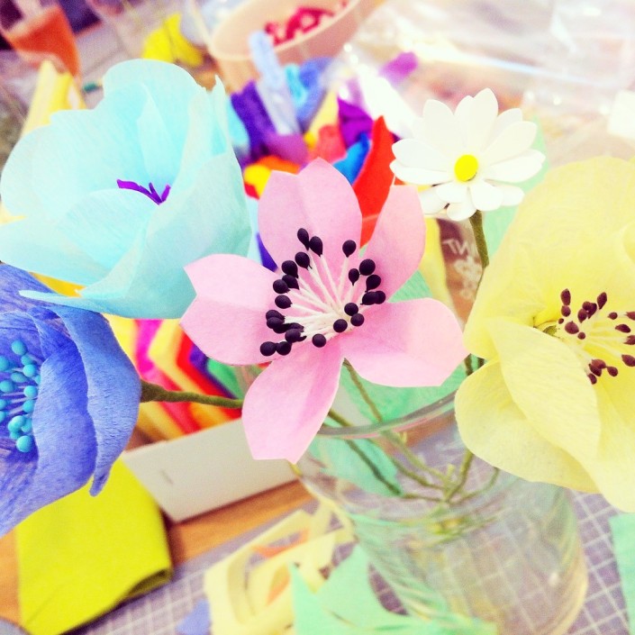 Atelier Fleurs en papier, vu sur La Parenthèse déco